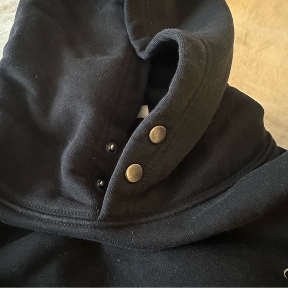 Every Other Thursday Black Double Snap Hoodie - Picture 4 of 5